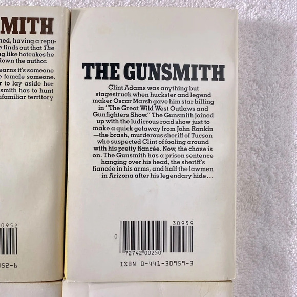 Vintage The Gunsmith All Action Western Romance Novel x4 - Picture 11 of 14